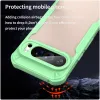 Coque arrière Phonesta Shockproof Armor pour Google Pixel 9 Pro - Vert 4