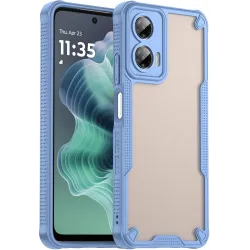 Coque arrière Phonesta Shockproof Armor pour Motorola Moto G35 - Bleu