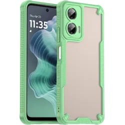 Coque arrière Phonesta Shockproof Armor pour Motorola Moto G35 - Vert