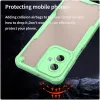 Coque arrière Phonesta Shockproof Armor pour Motorola Moto G55 - Vert 4