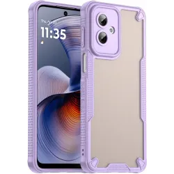 Coque arrière Phonesta Shockproof Armor pour Motorola Moto G55 - Violet