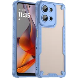 Coque arrière Phonesta Shockproof Armor pour Motorola Moto G75 - Bleu
