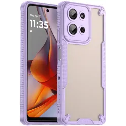 Coque arrière Phonesta Shockproof Armor pour Motorola Moto G75 - Violet