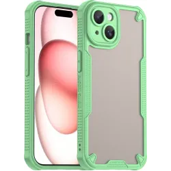 Coque arrière Phonesta Shockproof Armor pour Apple iPhone 15 - Vert