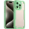 Coque arrière Phonesta Shockproof Armor pour Apple iPhone 15 Pro - Vert