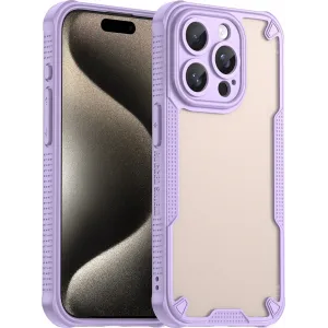 Coque arrière Phonesta Shockproof Armor pour Apple iPhone 15 Pro - Violet