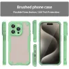 Coque arrière Phonesta Shockproof Armor pour Apple iPhone 15 Pro Max - Vert 2