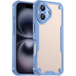 Coque arrière Phonesta Shockproof Armor pour Apple iPhone 16 Plus - Bleu