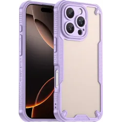 Coque arrière Phonesta Shockproof Armor pour Apple iPhone 16 Pro - Violet