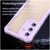 Coque arrière Phonesta Shockproof Armor pour Samsung Galaxy S25/S24 - Violet 4
