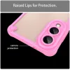 Coque arrière Phonesta Shockproof Armor pour Samsung Galaxy S25 Edge - Rose 8