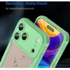 Coque arrière Phonesta Shockproof Armor pour Apple iPhone 17 Pro Max - Vert 7