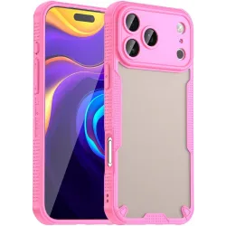 Coque arrière Phonesta Shockproof Armor pour Apple iPhone 17 Pro Max - Rose