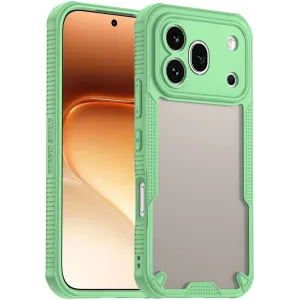 Coque arrière Phonesta Shockproof Armor pour HONOR 600 Pro - Vert