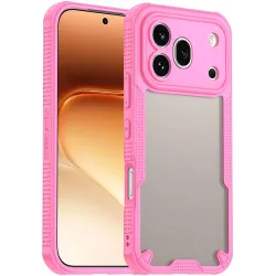 Coque arrière Phonesta Shockproof Armor pour HONOR 600 Pro - Rose
