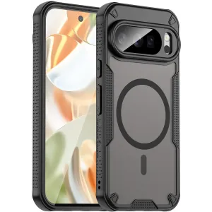 Coque arrière Phonesta Shockproof Armor avec MagSafe pour Google Pixel 10 Pro - Noir