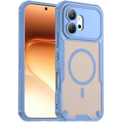 Coque arrière Phonesta Shockproof Armor avec MagSafe pour HONOR 600 - Bleu