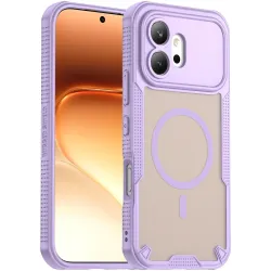 Coque arrière Phonesta Shockproof Armor avec MagSafe pour HONOR 600 - Violet