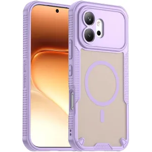 Coque arrière Phonesta Shockproof Armor avec MagSafe pour HONOR 600 - Violet