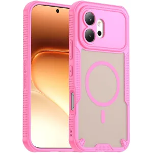 Coque arrière Phonesta Shockproof Armor avec MagSafe pour HONOR 600 - Rose
