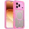 Coque arrière Phonesta Shockproof Armor avec MagSafe pour HONOR 600 Pro - Rose 0