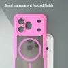 Coque arrière Phonesta Shockproof Armor avec MagSafe pour HONOR 600 Pro - Rose 4