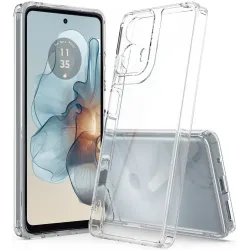 Coque arrière Phonesta Scratchproof pour Motorola Moto G04 / G04s / G24 / G24 Power / E14 - Transparent