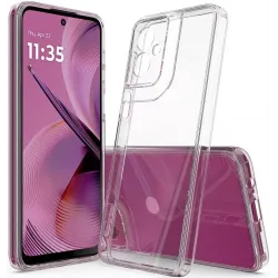 Coque arrière Phonesta Scratchproof pour Motorola Moto G55 - Transparent