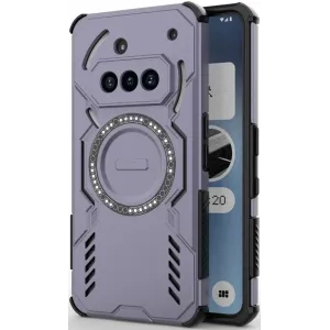 Coque arrière Phonesta Shield Armor avec MagSafe pour Nothing Phone (3a) - Violet