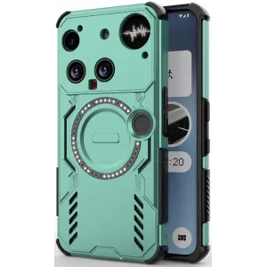 Coque arrière Phonesta Shield Armor avec MagSafe pour Nothing Phone (3) - Vert