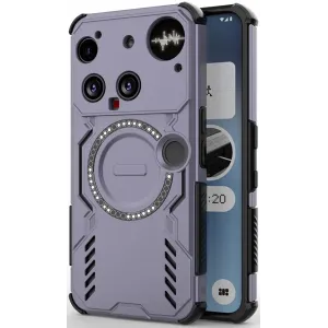 Coque arrière Phonesta Shield Armor avec MagSafe pour Nothing Phone (3) - Violet