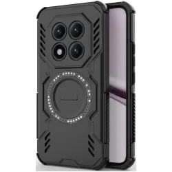 Coque arrière Phonesta Shield Armor avec MagSafe pour Xiaomi Redmi Note 15 Pro Plus / Xiaomi Poco M8 Pro - Noir