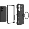 Coque arrière Phonesta Shield Armor avec MagSafe pour Xiaomi Redmi Note 14S/13 Pro / Xiaomi Poco M6 Pro - Noir 5