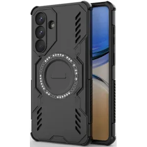 Coque arrière Phonesta Shield Armor avec MagSafe pour Samsung Galaxy S26 Plus - Noir