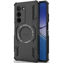 Coque arrière Phonesta Shield Armor avec MagSafe pour Oppo A5/A5m - Noir