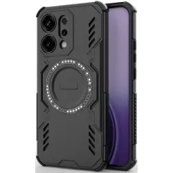 Coque arrière Phonesta Shield Armor avec MagSafe pour Oppo Reno14 - Noir