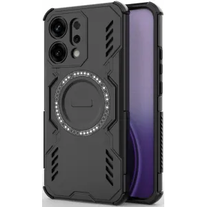Coque arrière Phonesta Shield Armor avec MagSafe pour Oppo Reno14 - Noir