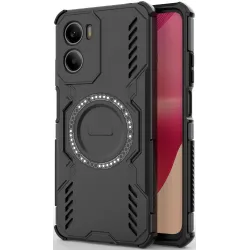 Coque arrière Phonesta Shield Armor avec MagSafe pour Motorola Moto G05 / Moto E15 - Noir