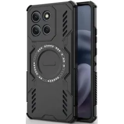 Coque arrière Phonesta Shield Armor avec MagSafe pour Motorola Moto G86/G86 Power - Noir
