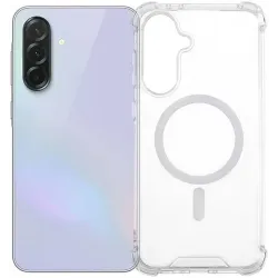 Coque arrière Phonesta Shockproof MagSafe pour Samsung Galaxy A36 - Transparent
