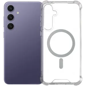 Coque arrière Phonesta Shockproof MagSafe pour Samsung Galaxy S25 Plus/S24 Plus - Transparent