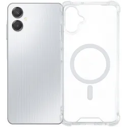 Coque arrière Phonesta Shockproof MagSafe pour Samsung Galaxy A06 4G/5G - Transparent