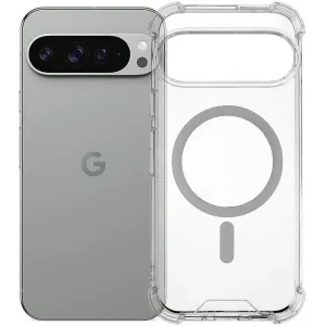 Coque arrière Phonesta Shockproof MagSafe pour Google Pixel 9 Pro XL - Transparent
