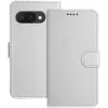 Coque portefeuille Phonesta Smooth Skin pour Google Pixel 9a - Argent