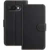 Coque portefeuille Phonesta Smooth Skin pour Google Pixel 9a - Noir