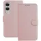 Coque portefeuille Phonesta Smooth Skin pour Samsung Galaxy S25 Edge - Or rose
