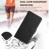 Coque portefeuille Phonesta Smooth Skin pour HONOR 400 - Noir 2