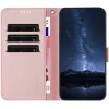 Coque portefeuille Phonesta Smooth Skin pour Xiaomi Redmi Note 14 4G 164.8mm - Or rose 5