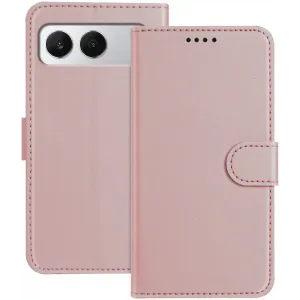 Coque portefeuille Phonesta Smooth Skin pour OnePlus Nord 4 - Or rose