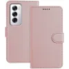 Coque portefeuille Phonesta Smooth Skin pour Oppo Reno12 - Or rose